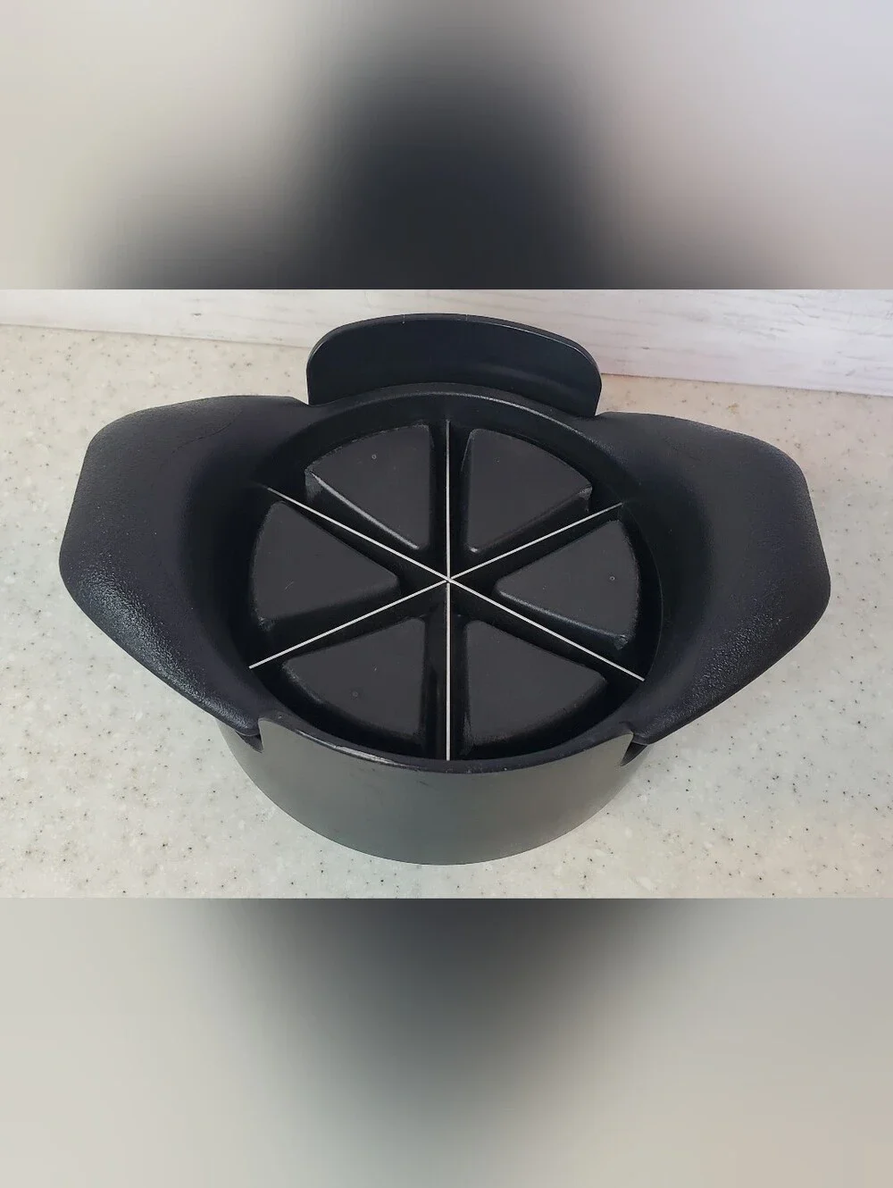 Pampered Chef Veggie Wedger #2417 2 Piece Fruit Vegetable Slicer Cutter Retired
